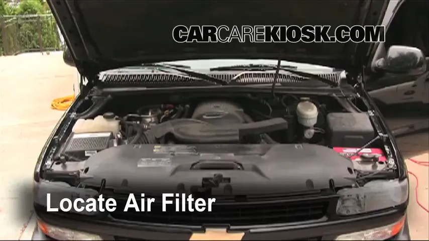2003 Chevrolet Suburban 1500 LT 5.3L V8 Air Filter (Engine) Replace